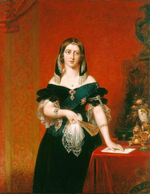 Paul, John Portrait of Queen Victoria Norge oil painting art